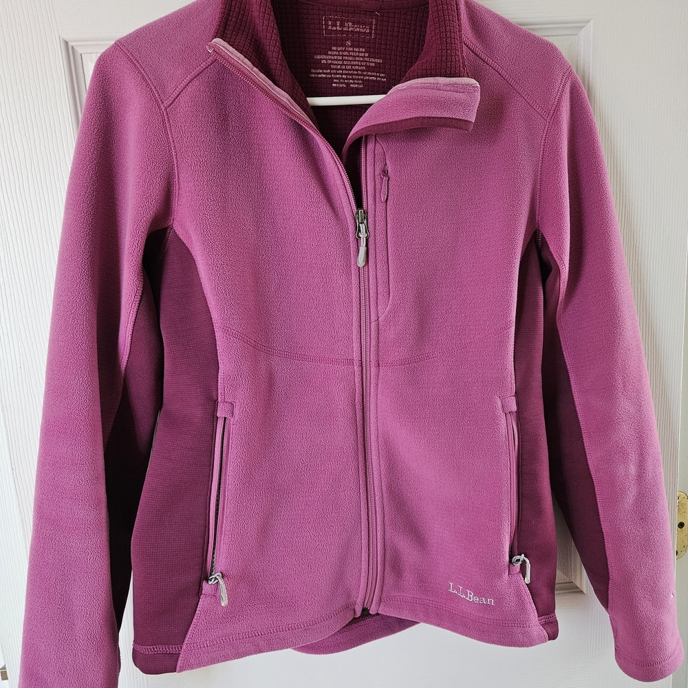 L.L. Bean Women's Pink Fleece Jacket